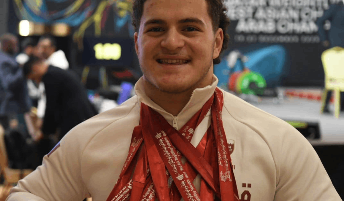 Qatari weightlifter Fares Ahmed Wins 15 Medals